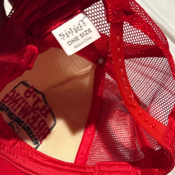 BJ's Brewing Red and White Trucker Hat - Picture 4 of 8